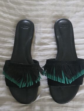 Ugg Leather/suede Slipper Sandall